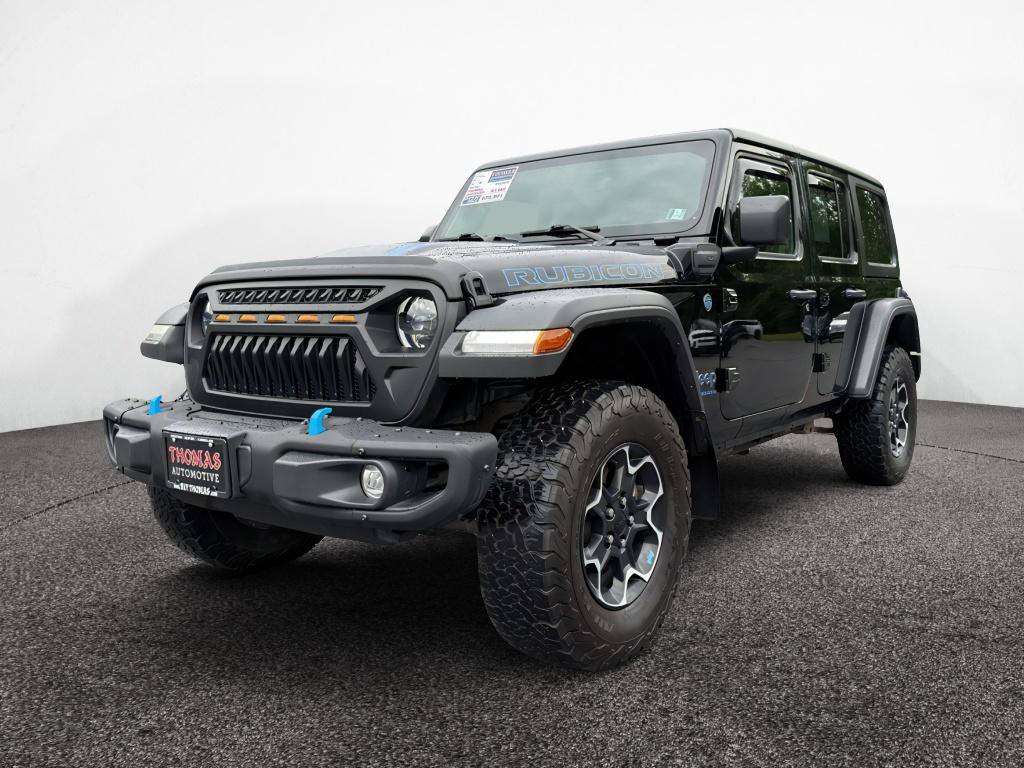 Used 2023 Jeep Wrangler Unlimited Rubicon 4xe w/ Steel Bumper Group AWD/4WD image 3