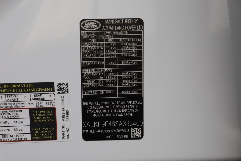 New 2025 Land Rover Range Rover SE image 24