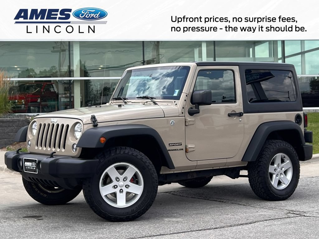 Used 2016 Jeep Wrangler Sport w/ Quick Order Package 24S
