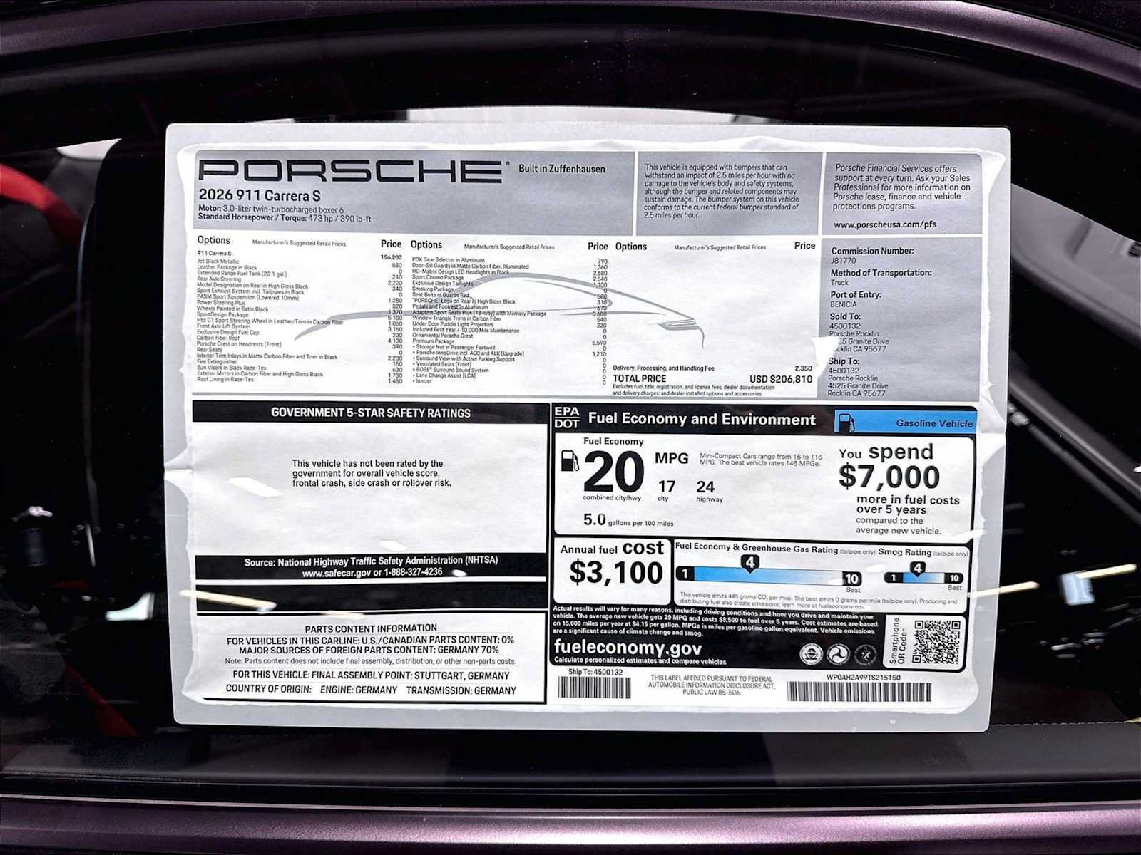 Used 2026 Porsche 911 Carrera S RWD image 40