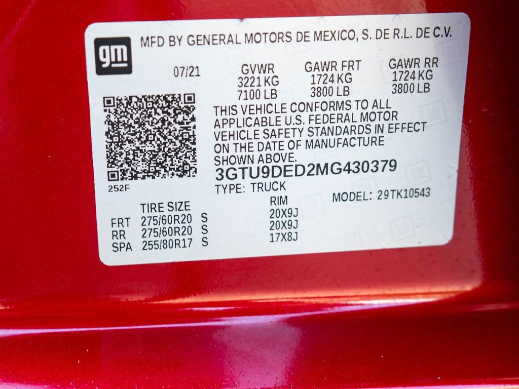 Used 2021 GMC Sierra 1500 SLT w/ SLT Premium Package AWD/4WD image 41
