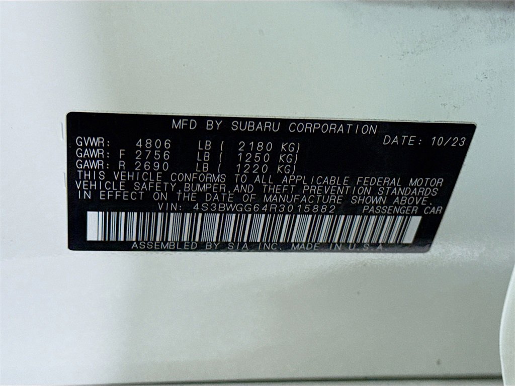 Certified 2024 Subaru Legacy Sport image 37