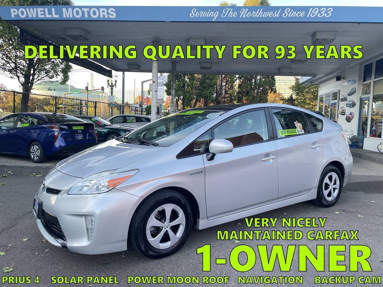 Used 2012 Toyota Prius Four w/ Deluxe Solar Roof Pkg FWD image 1
