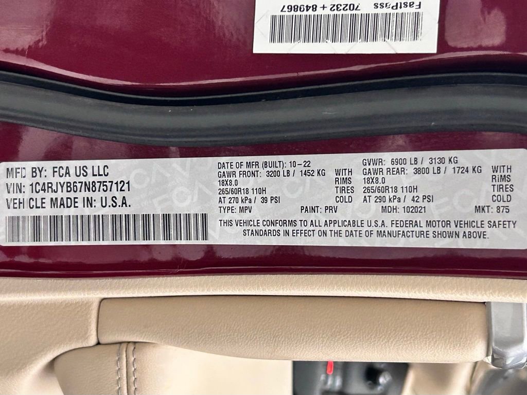 Used 2022 Jeep Grand Cherokee Limited 4xe image 32