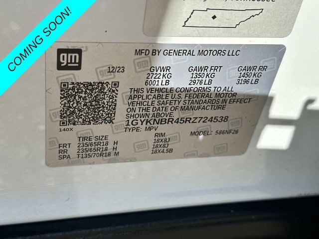 Used 2024 Cadillac XT5 Luxury w/ LPO, Floor Liner Package AWD/4WD image 17