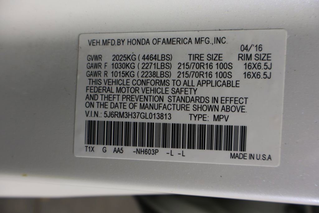 Used 2016 Honda CR-V LX image 31