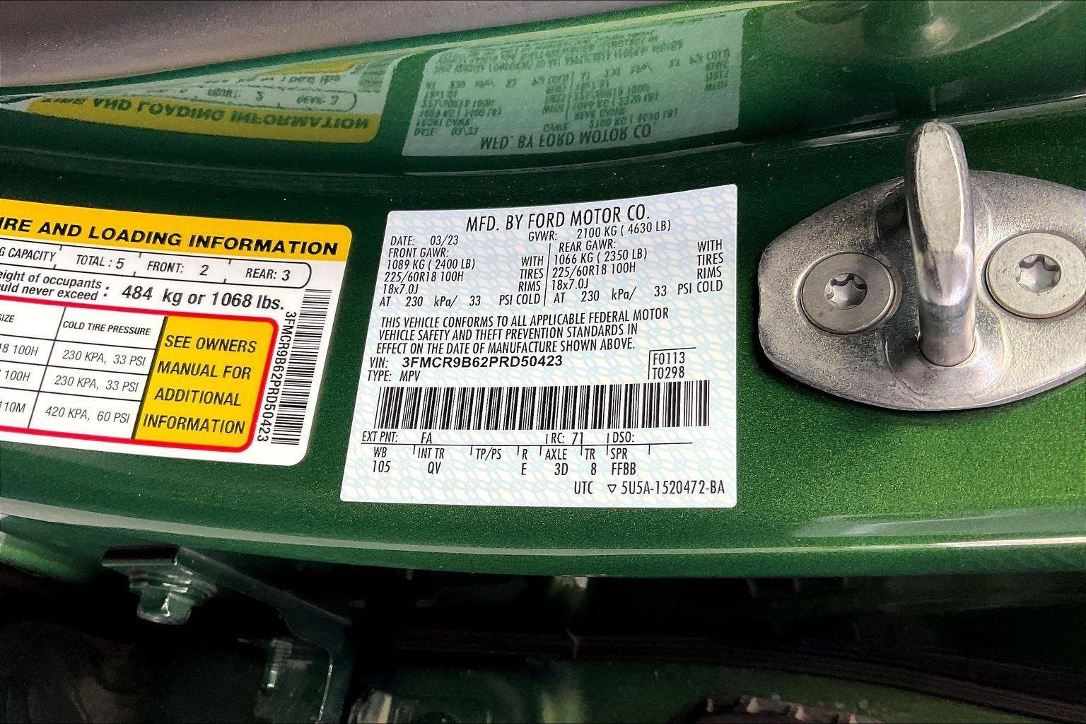 Used 2023 Ford Bronco Sport Big Bend w/ Convenience Package image 33