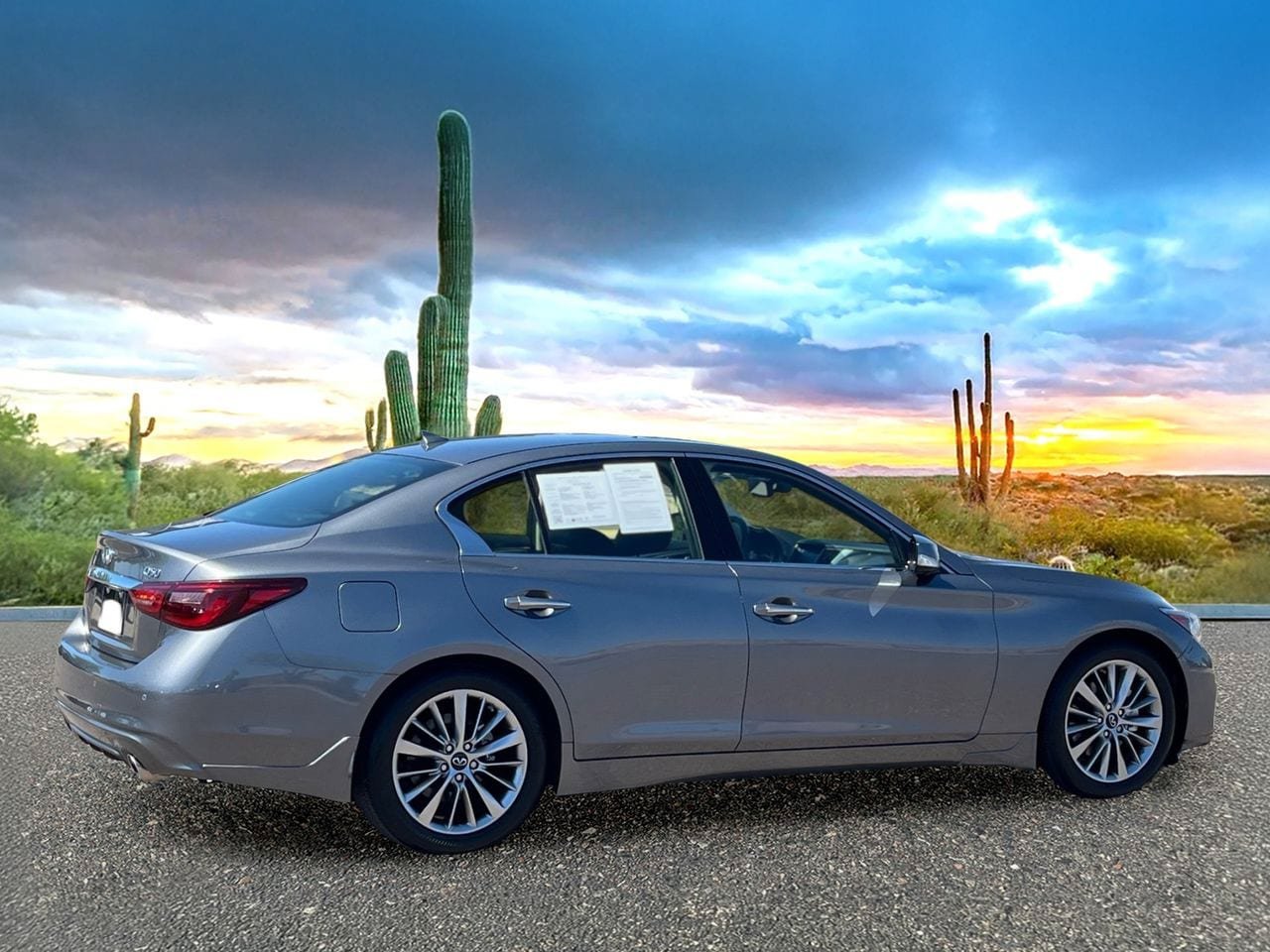 Certified 2023 INFINITI Q50 Luxe w/ Cargo Package RWD image 5