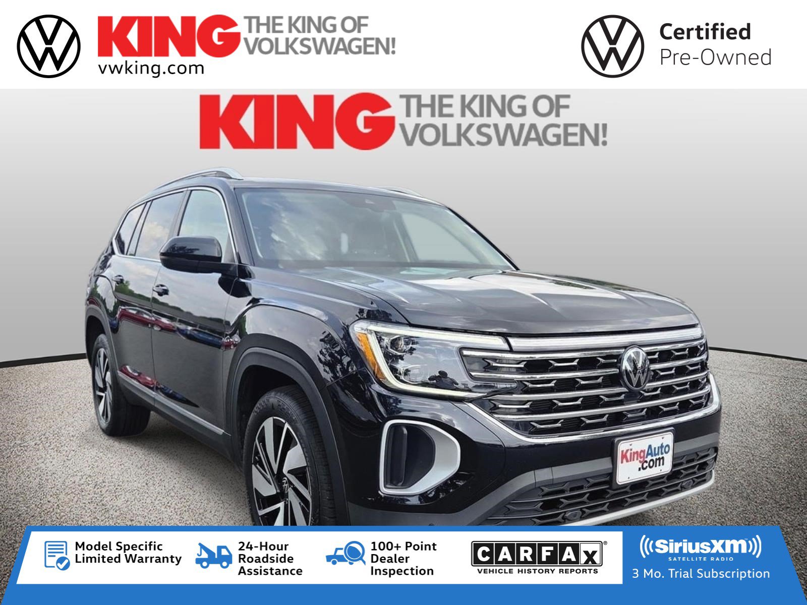 Certified 2024 Volkswagen Atlas SEL
