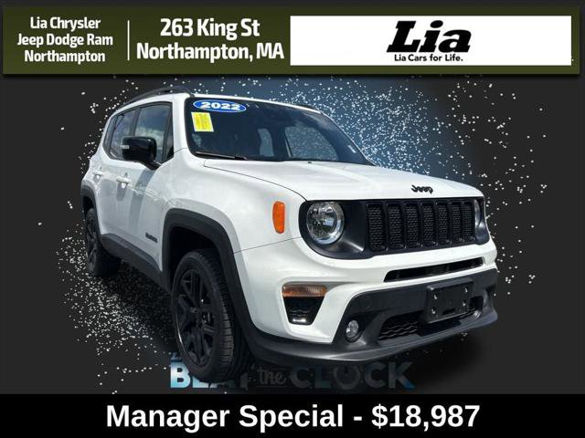 Certified 2022 Jeep Renegade Altitude