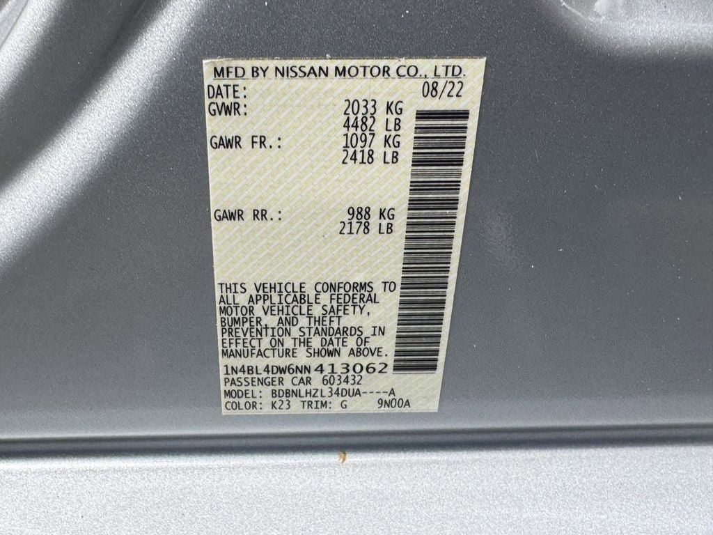 Used 2022 Nissan Altima 2.5 SV image 28