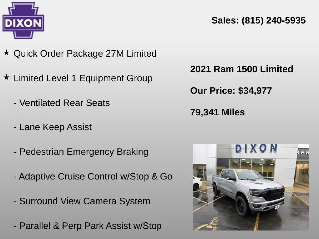Used 2021 RAM 1500 Limited w/ Night Edition AWD/4WD image 4