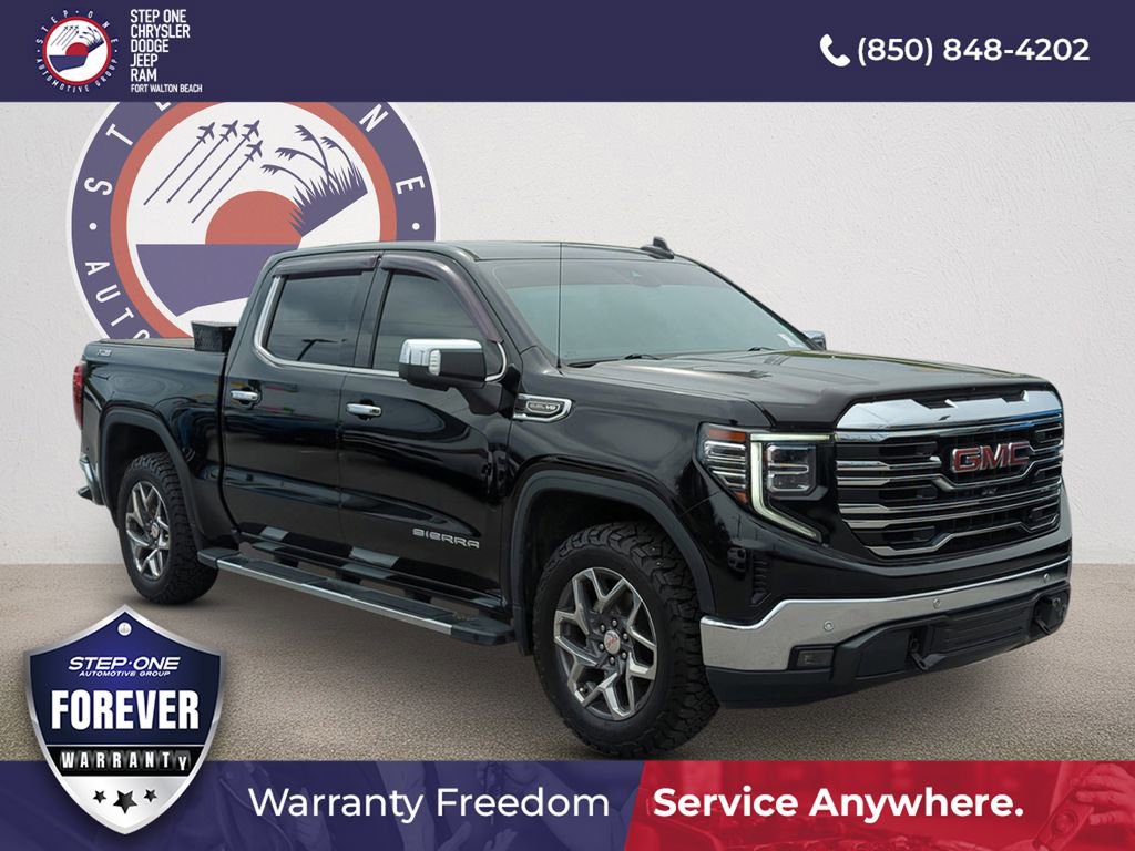 Used 2022 GMC Sierra 1500 SLT w/ SLT Premium Plus Package AWD/4WD image 1