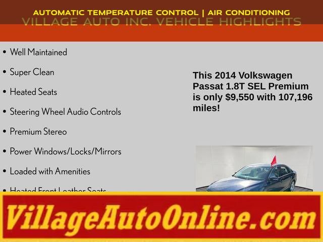 Used 2014 Volkswagen Passat 1.8T SEL Premium image 8