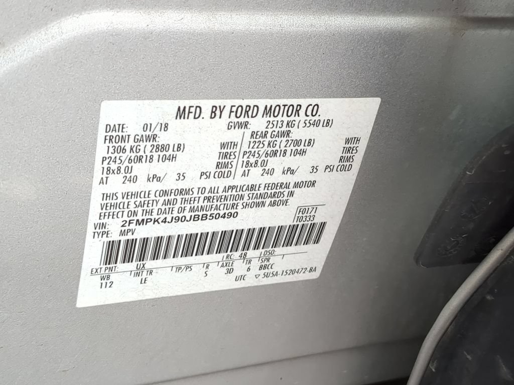 Used 2018 Ford Edge SEL w/ Equipment Group 201A AWD/4WD image 39