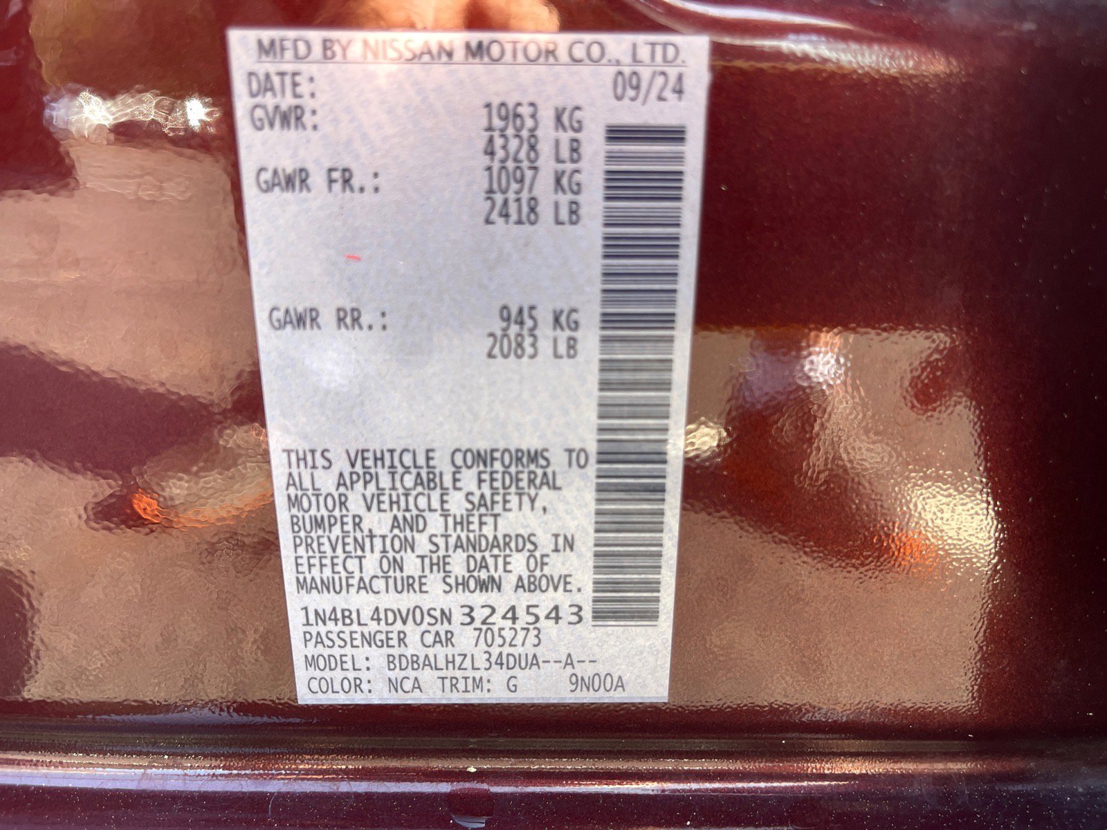 Used 2025 Nissan Altima 2.5 SV image 11