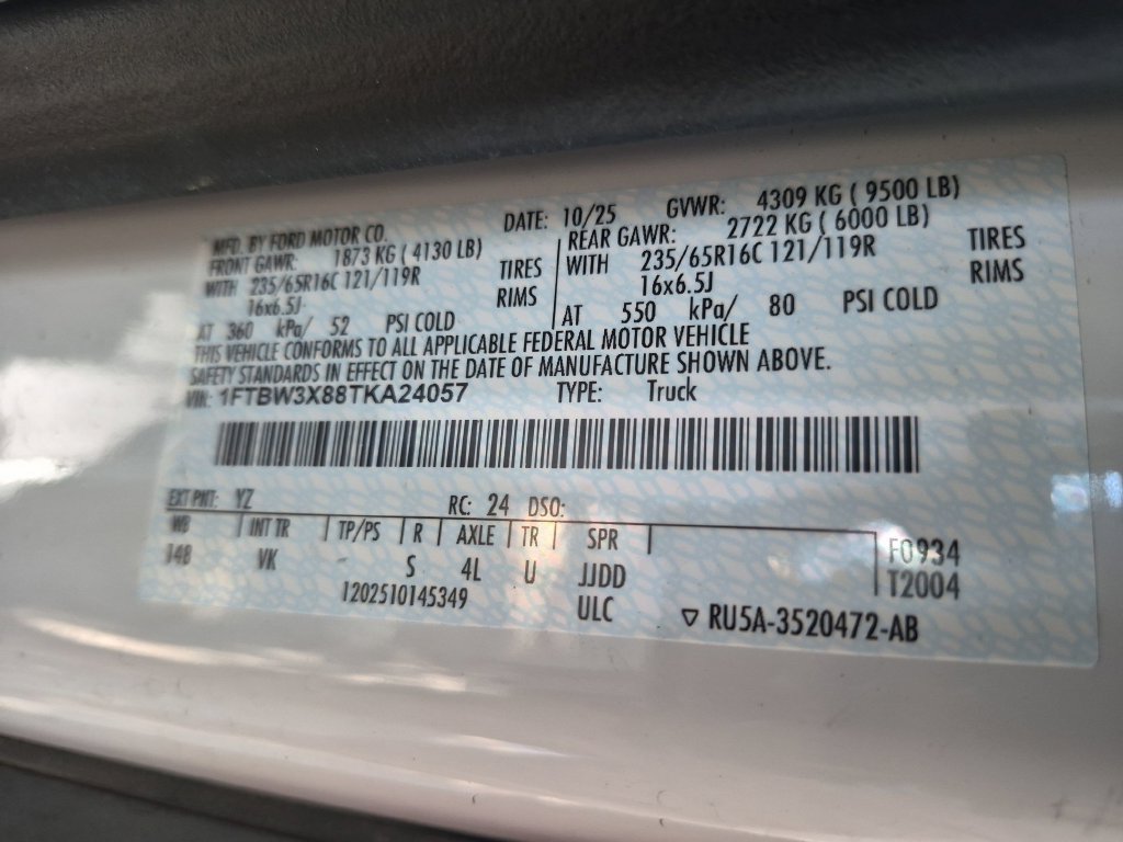 Used 2026 Ford Transit 350 148 High Roof Extended w/ Load Area Protection Package RWD image 31