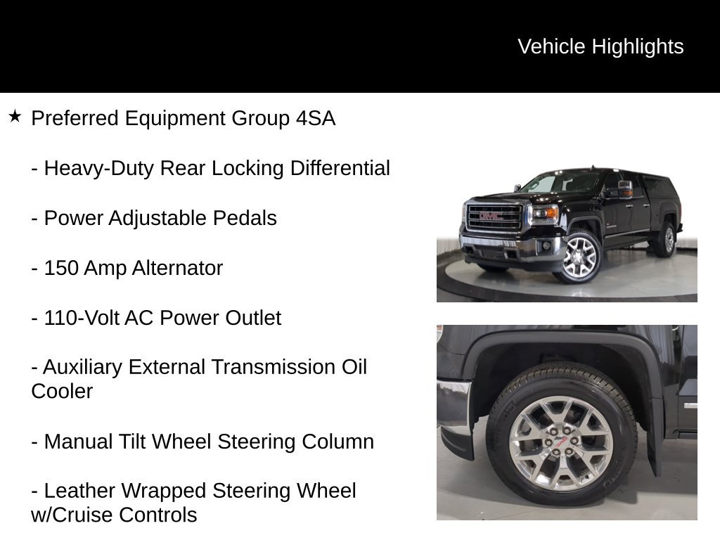 Used 2015 GMC Sierra 1500 SLT w/ Max Trailering Package AWD/4WD image 19