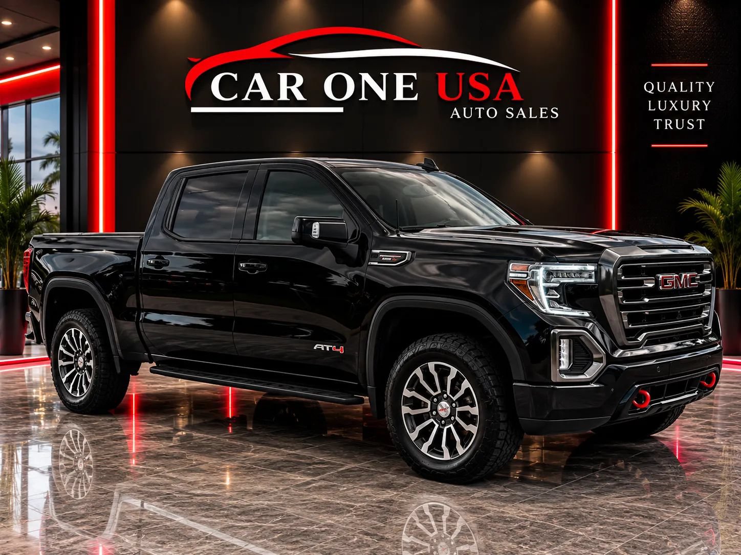 Used 2021 GMC Sierra 1500 AT4 w/ AT4 Premium Package AWD/4WD image 1