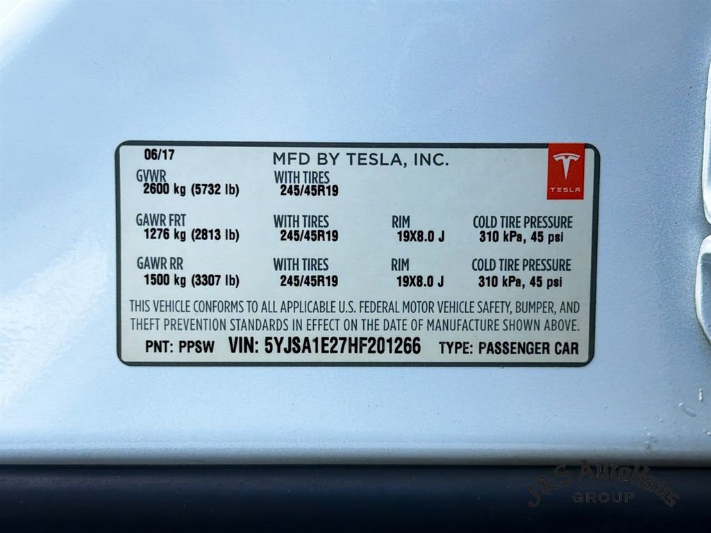 Used 2017 Tesla Model S 75D AWD/4WD image 39