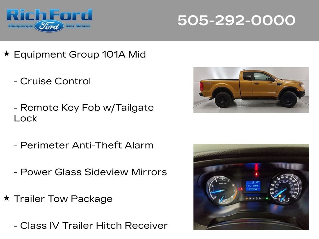 Used 2019 Ford Ranger XL w/ Equipment Group 101A Mid image 11