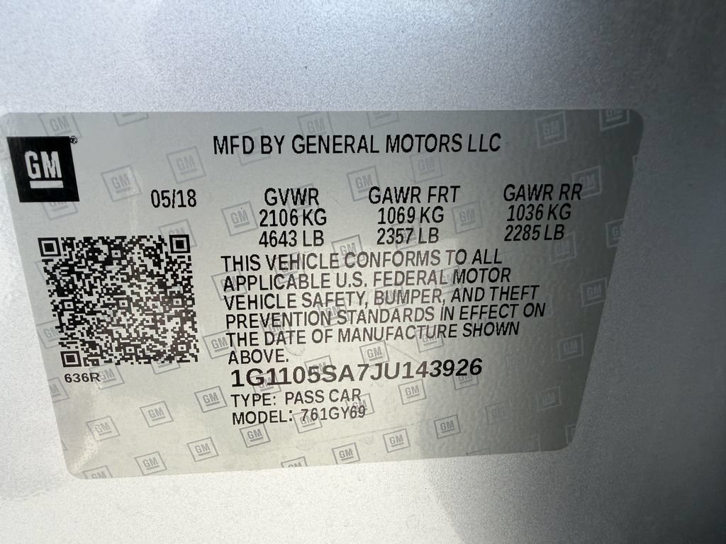 Used 2018 Chevrolet Impala LT FWD image 29