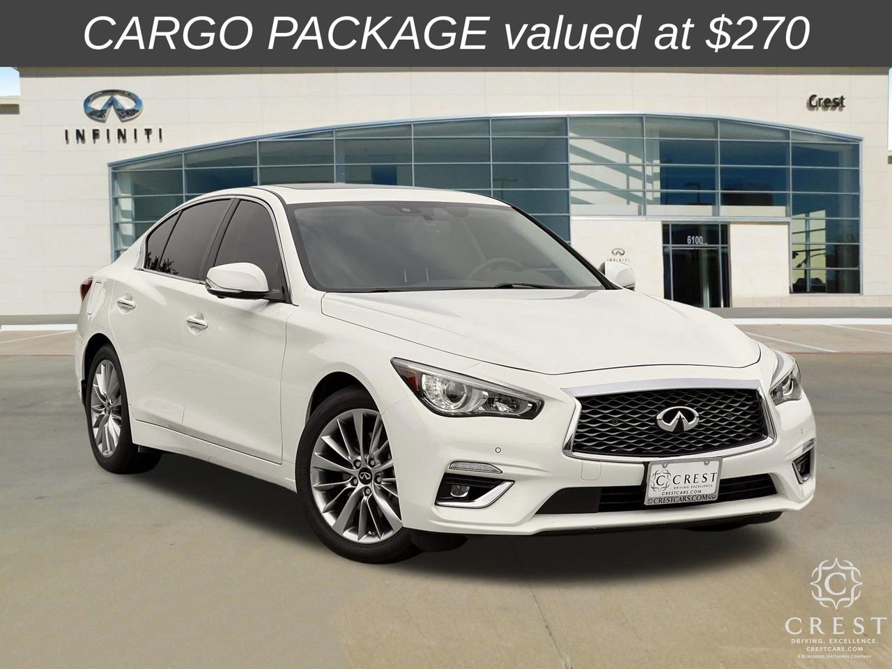 Used 2023 INFINITI Q50 Luxe w/ Cargo Package AWD/4WD image 1