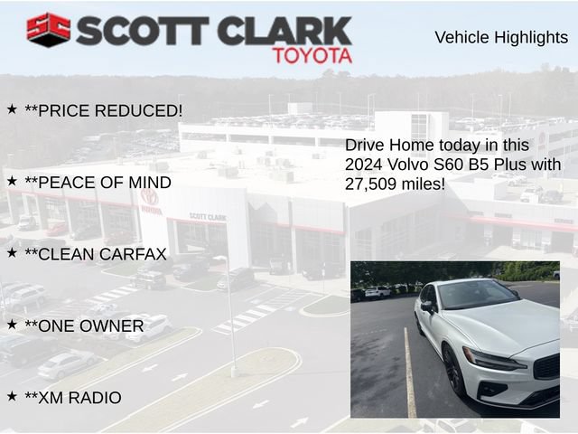 Used 2024 Volvo S60 B5 Plus w/ Climate Package AWD/4WD image 10