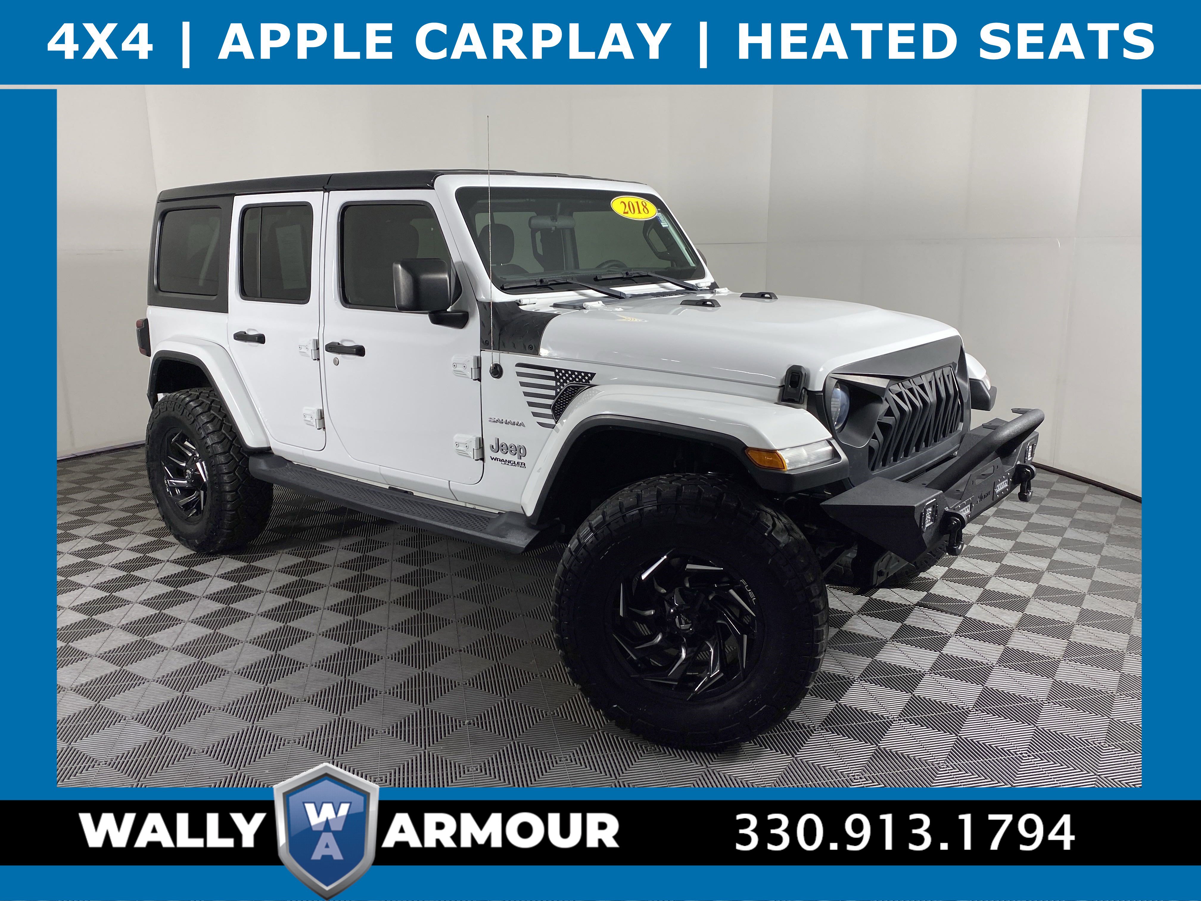 Used 2018 Jeep Wrangler Unlimited Sahara w/ Cold Weather Group