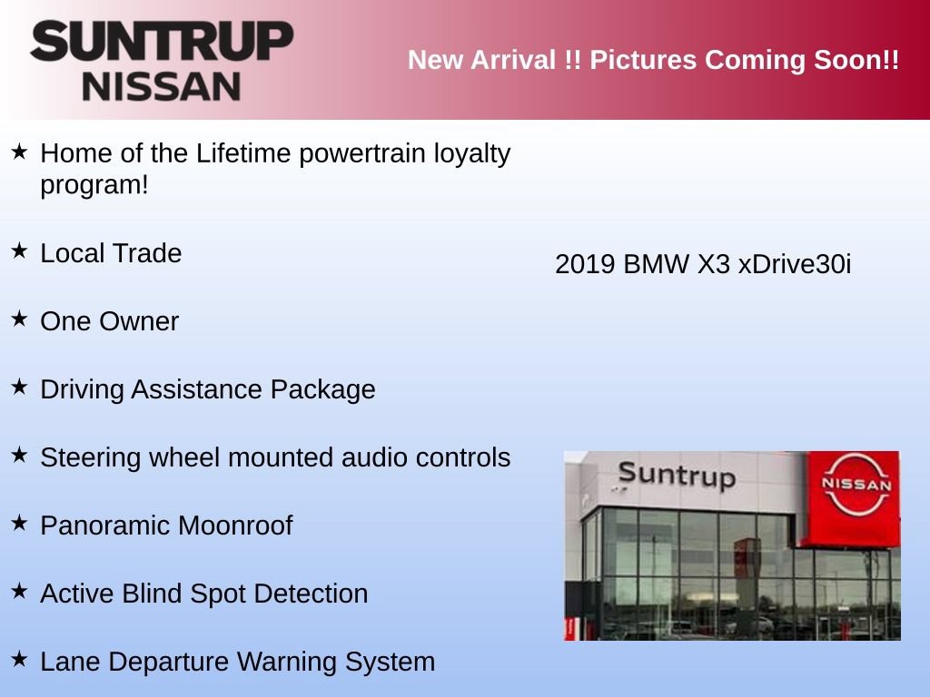 Used 2019 BMW X3 xDrive30i w/ Driving Assistance Package AWD/4WD image 3