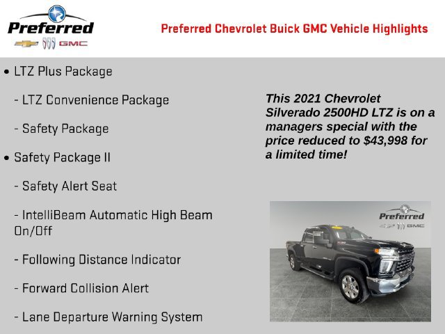 Used 2021 Chevrolet Silverado 2500 LTZ w/ LTZ Plus Package AWD/4WD image 6