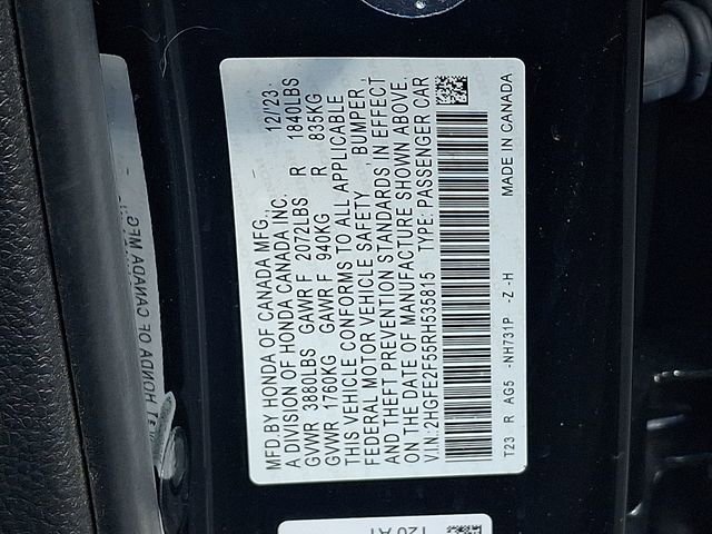 Used 2024 Honda Civic Sport image 27