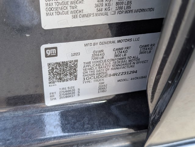 Certified 2024 Chevrolet Silverado 1500 LTZ w/ LTZ Convenience Package II AWD/4WD image 50