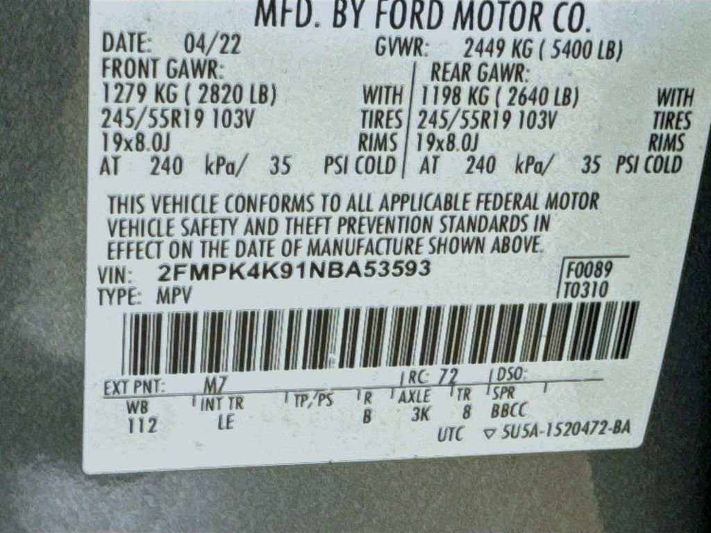 Used 2022 Ford Edge Titanium image 28