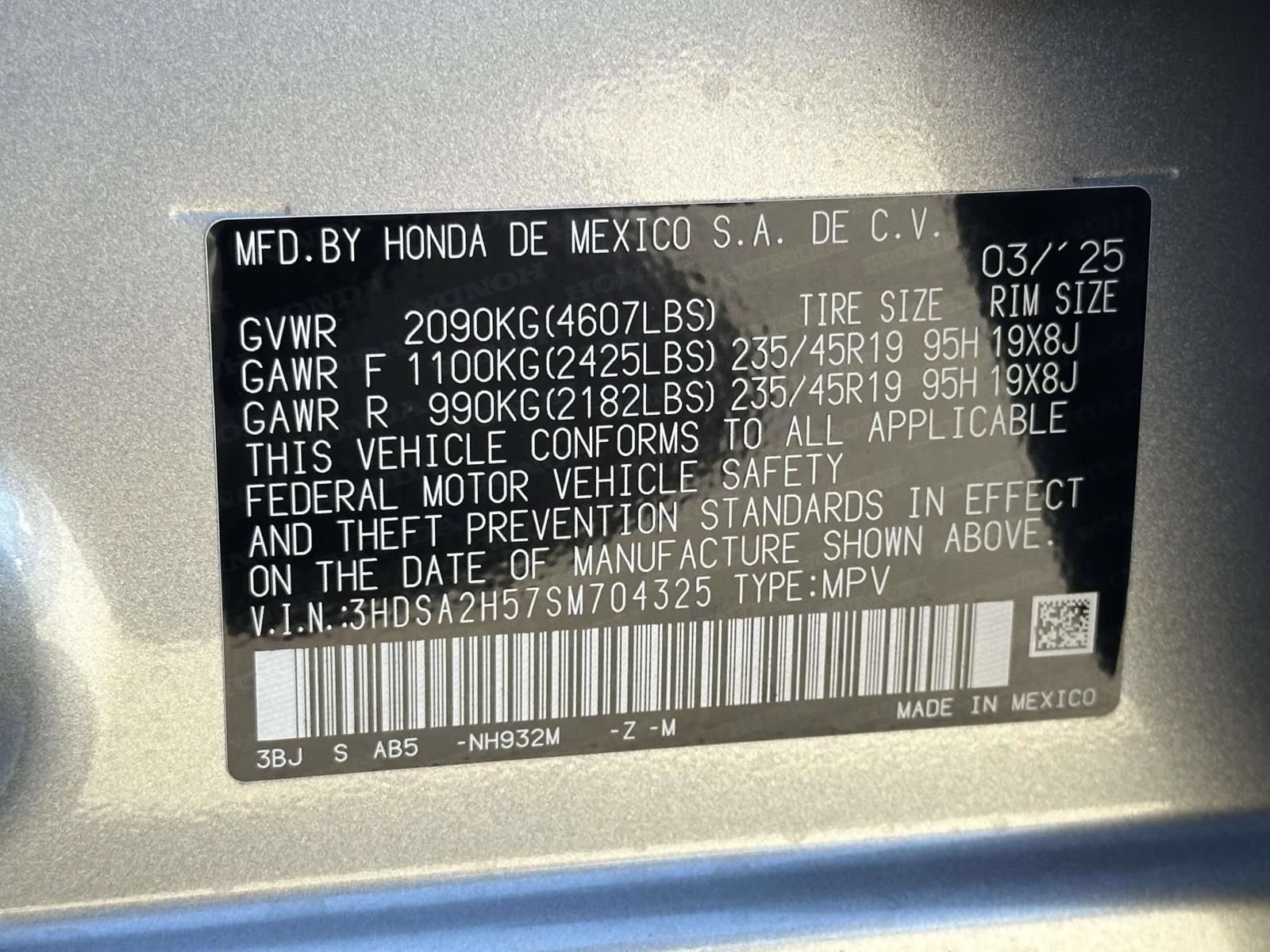 Certified 2025 Acura ADX A-Spec AWD/4WD image 25