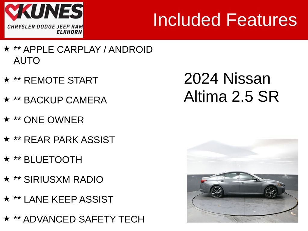 Used 2024 Nissan Altima 2.5 SR image 3