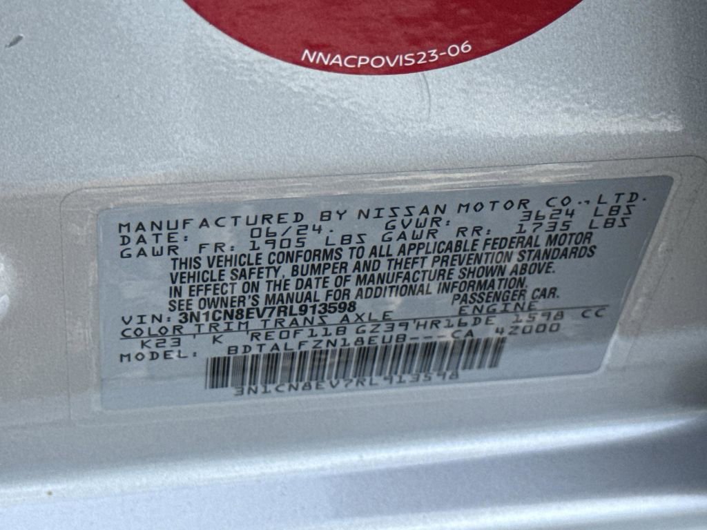 Certified 2024 Nissan Versa SV image 44