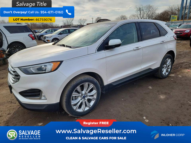 Used 2019 Ford Edge Titanium w/ Cold Weather Package AWD/4WD image 1