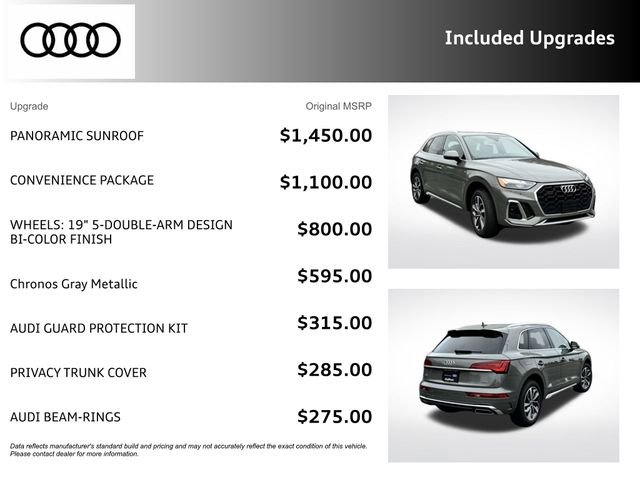 Certified 2023 Audi Q5 2.0T Premium w/ Convenience Package AWD/4WD image 3