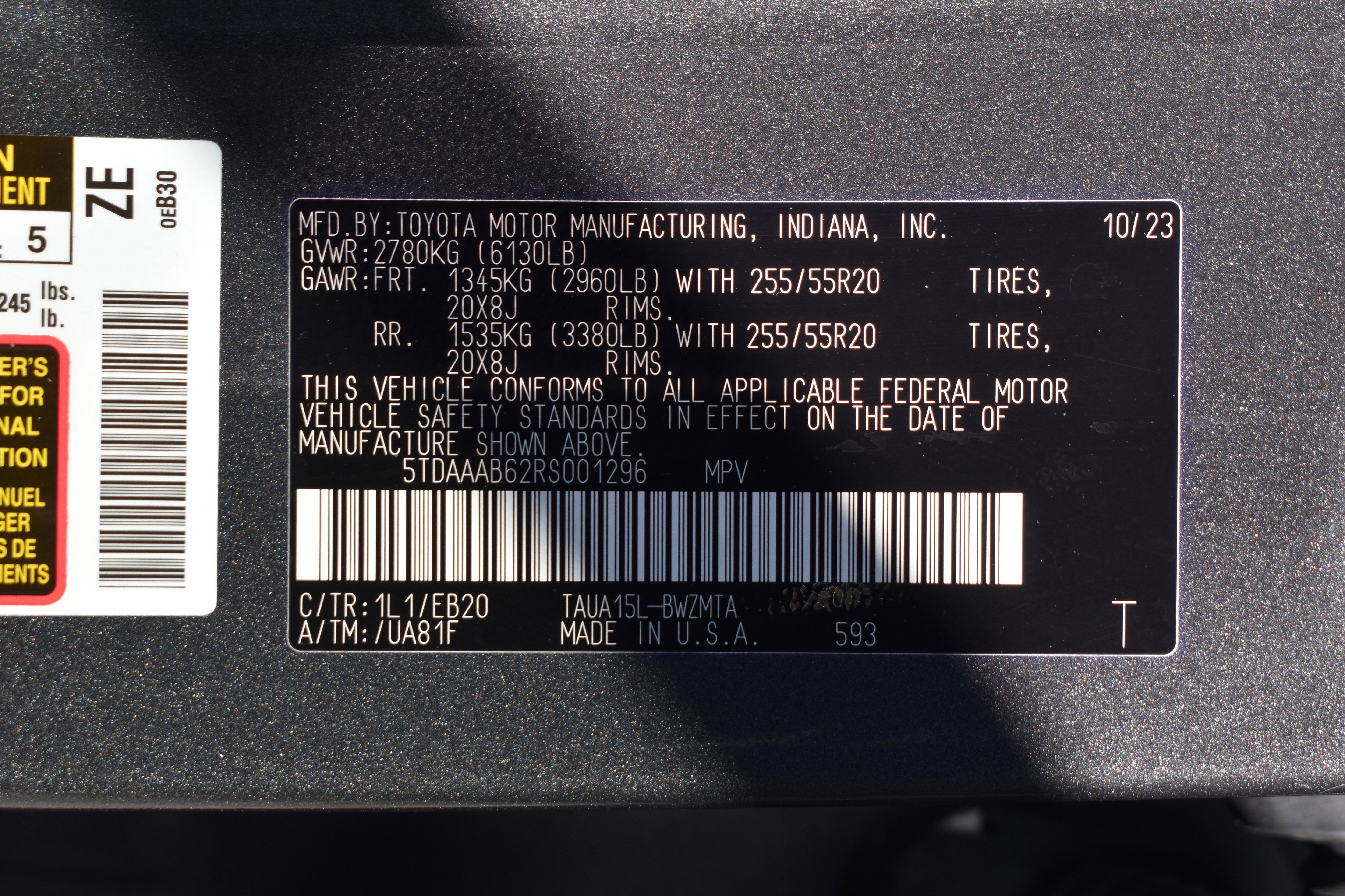 Used 2024 Lexus TX 350 AWD w/ Technology Package image 42