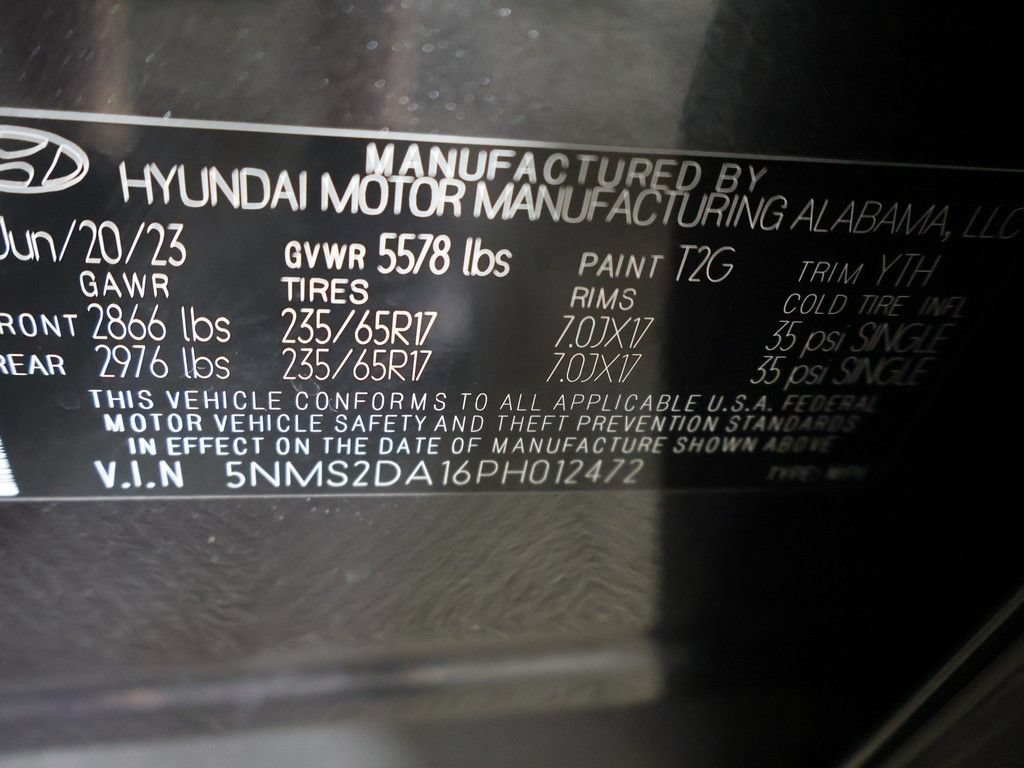 Used 2023 Hyundai Santa Fe Blue AWD/4WD image 45