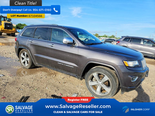 Used 2014 Jeep Grand Cherokee Overland w/ Advanced Technology Group AWD/4WD image 5