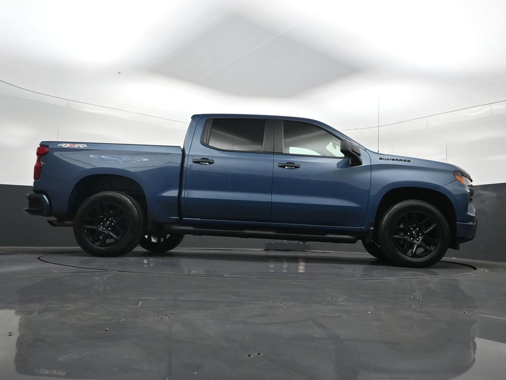 Certified 2024 Chevrolet Silverado 1500 Custom w/ Turbomax Blackout Package AWD/4WD image 35
