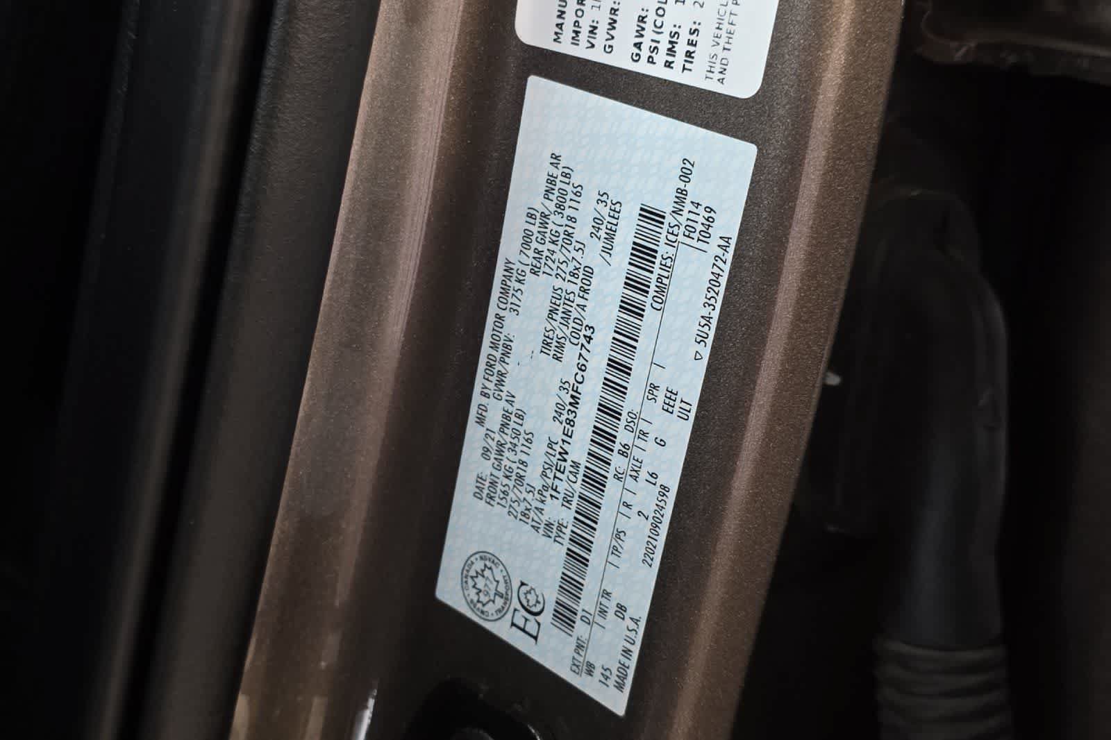 Used 2021 Ford F150 Tremor AWD/4WD image 25