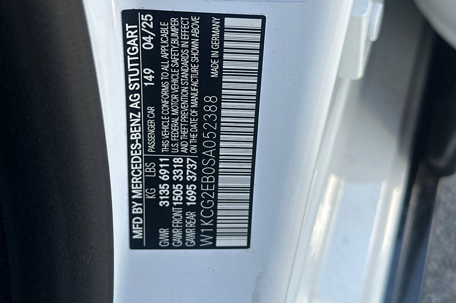 New 2025 Mercedes-Benz EQS 450+ 4MATIC Sedan image 16