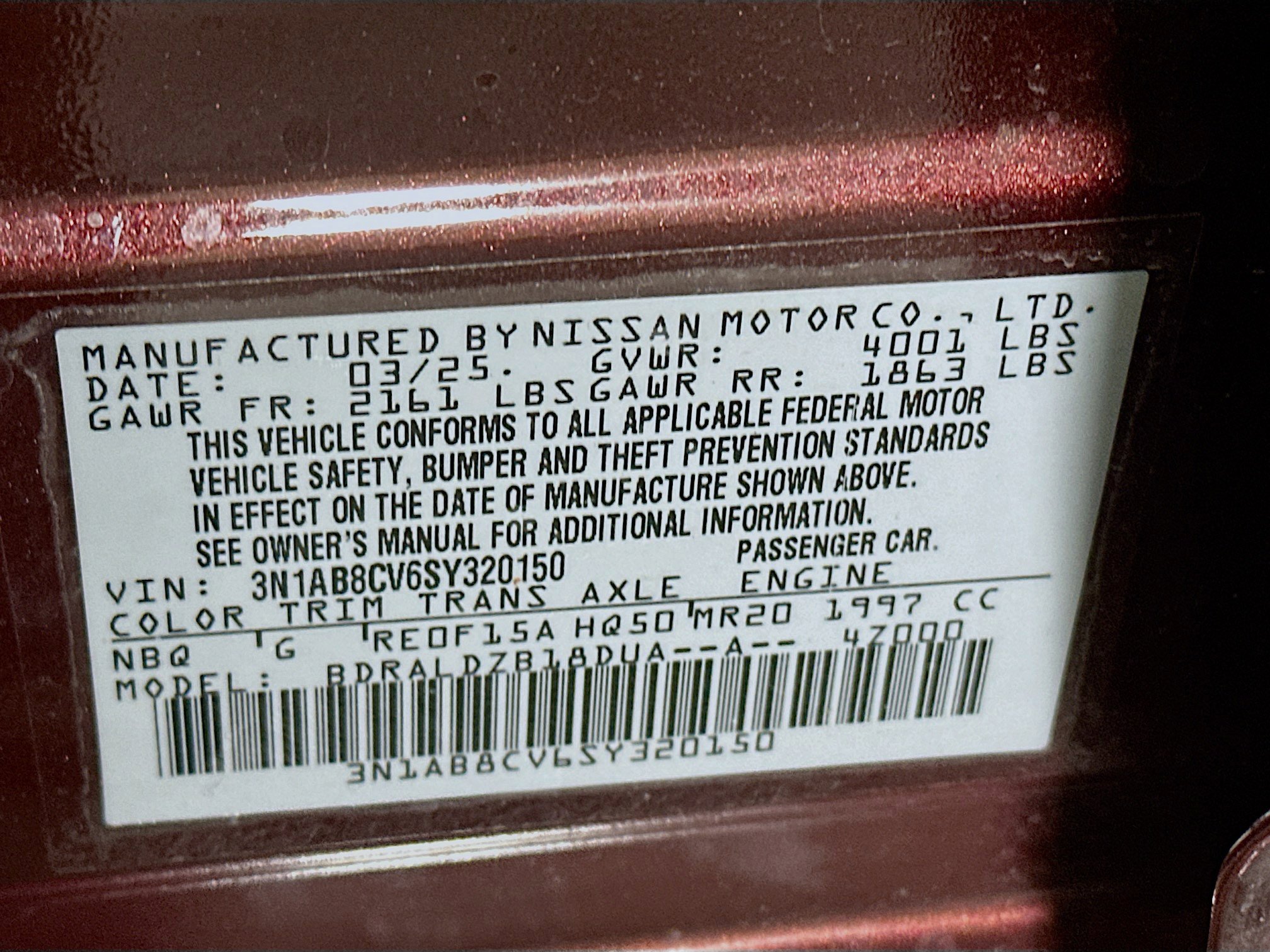 Used 2025 Nissan Sentra SV image 12