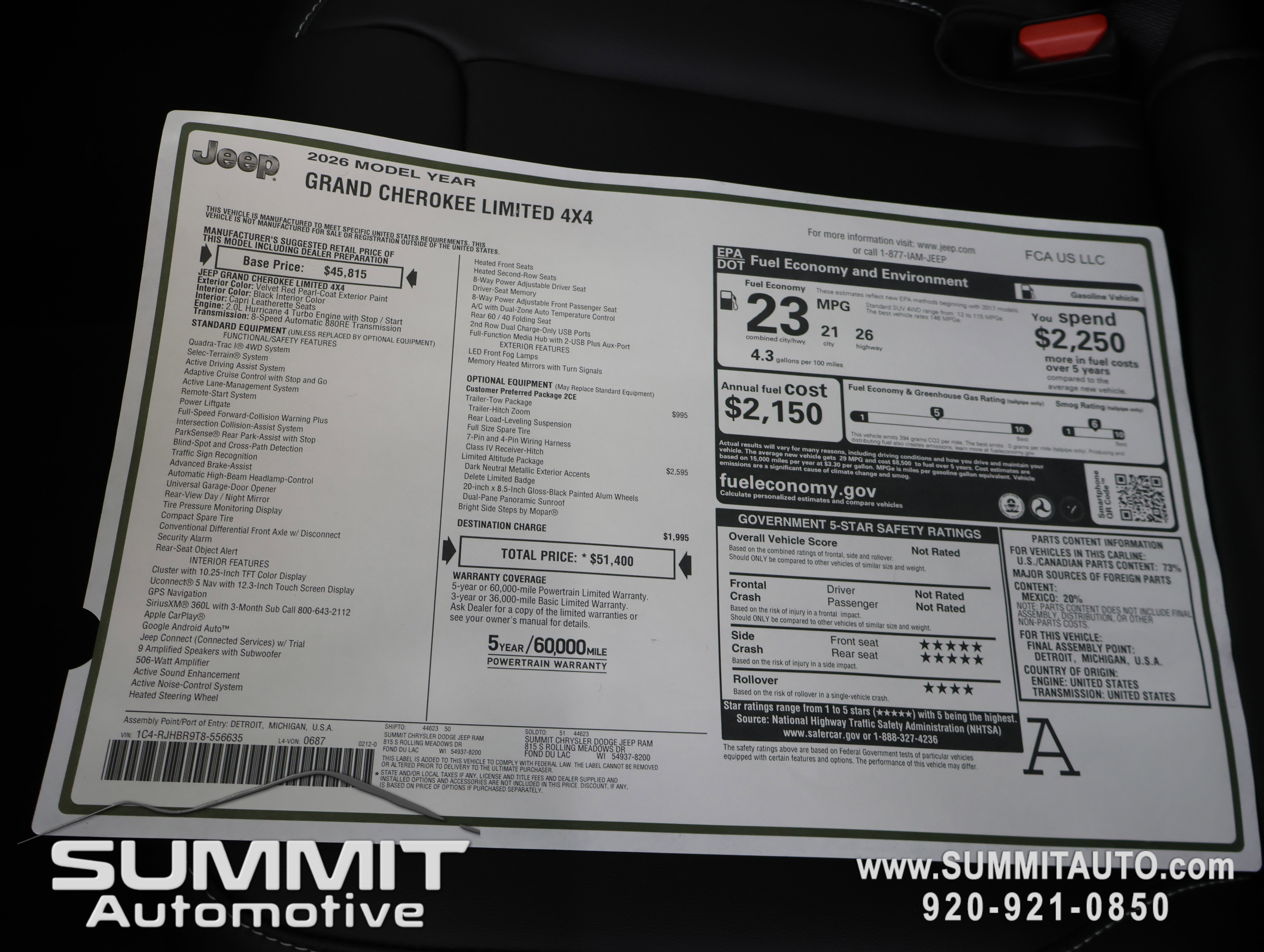 New 2026 Jeep Grand Cherokee Limited image 34