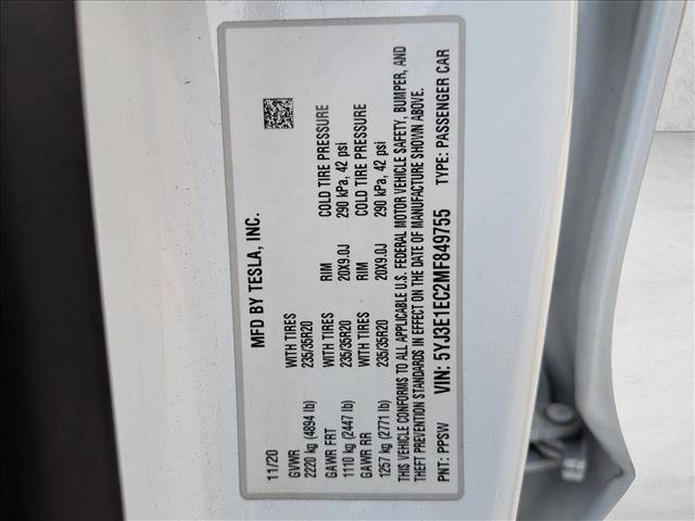 Used 2021 Tesla Model 3 Performance AWD/4WD image 16