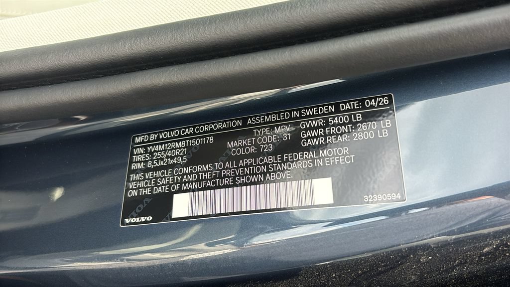 New 2026 Volvo XC60 B5 Ultra w/ Protection Package Premier AWD/4WD image 33
