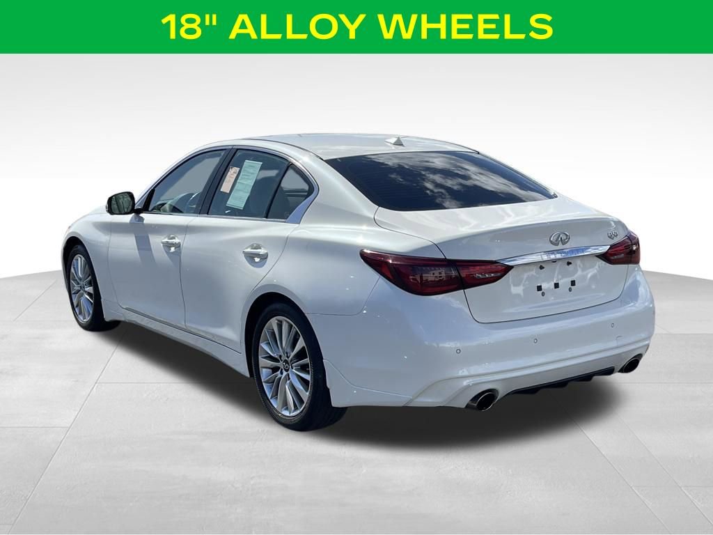 Used 2021 INFINITI Q50 Luxe w/ Seat & Sound Package image 6